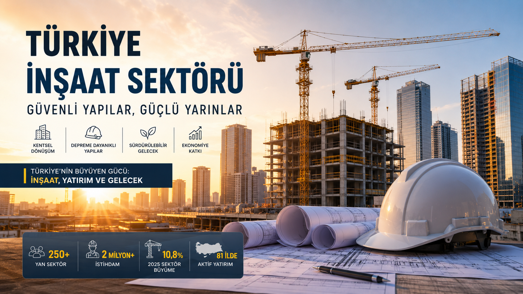 Türkiye İnşaat Sektörü: Ekonominin Lokomotifi, Güvenli Yapıların Geleceği